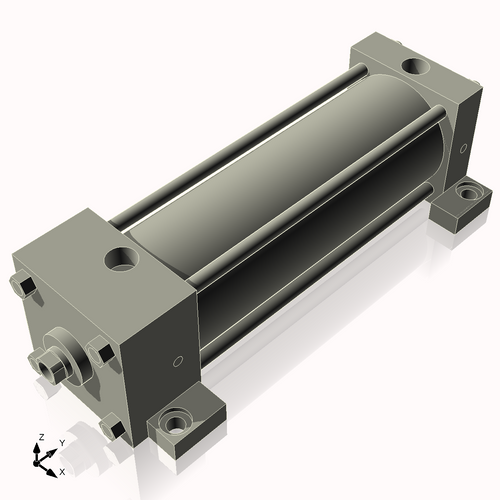 Isometric View of 2.5ASL6NCKS4