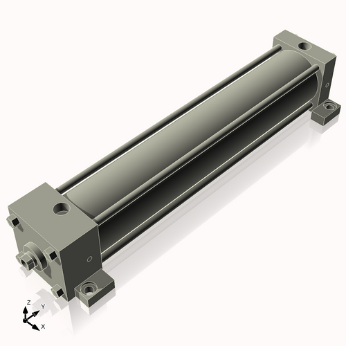 Isometric View of 2.5ASL12NCKS4