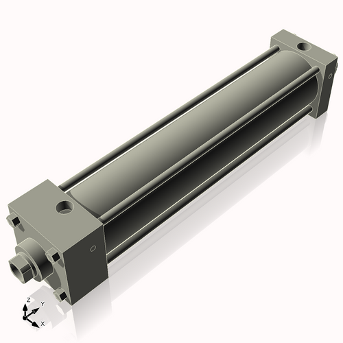 Isometric View of 2.5AC11NCK1S4