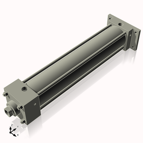 Isometric View of 2.5ARF12CCK1S4