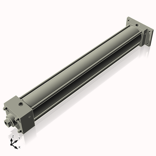 Isometric View of 2.5ARF19NCK1S4