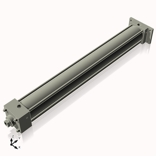 Isometric View of 2.5ARF22NCK1S4