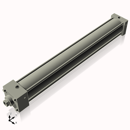 Isometric View of 2.5ASF20CCK1S4