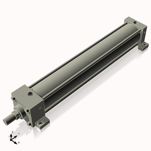 Isometric View of 2.5ASL15NCK1