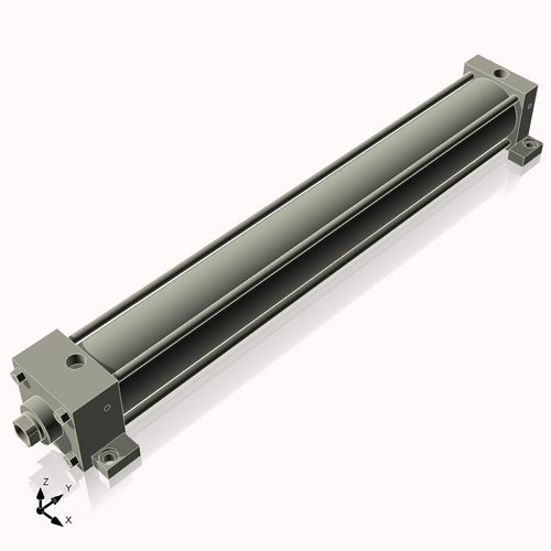 Isometric View of 2.5ASL19NCK1S4