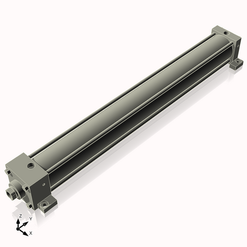 Isometric View of 2.5ASL22CCK1S4