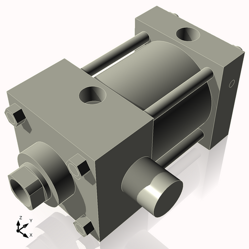 Isometric View of 2.5ATF1NCK1S4