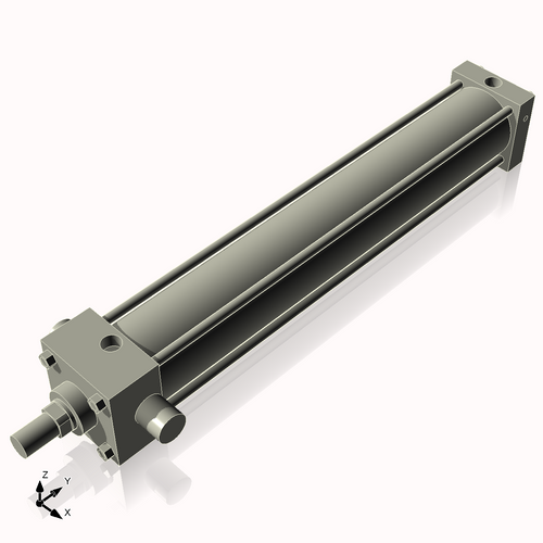 Isometric View of 2.5ATF15NCK1
