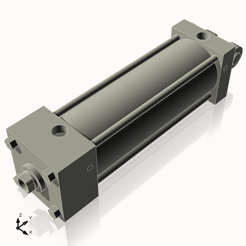Isometric View of 3.25AC8NCKS4