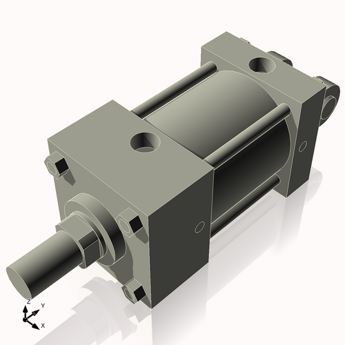 Isometric View of 3.25AC2NCK1.375