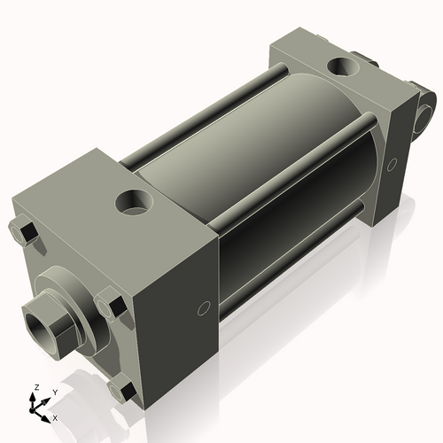 Isometric View of 3.25AC4NCK1.375S4