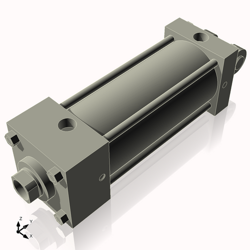 Isometric View of 3.25AC6CCK1.375S4