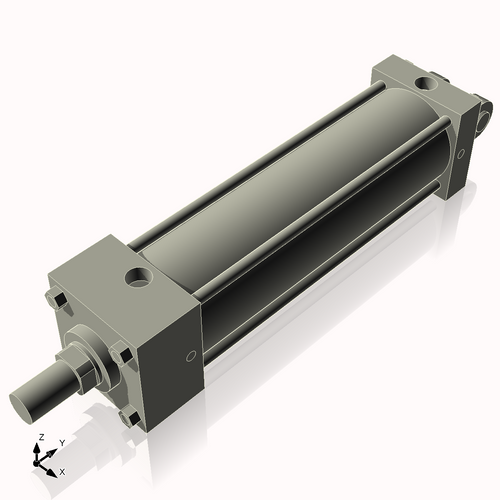 Isometric View of 3.25AC10NCK1.375