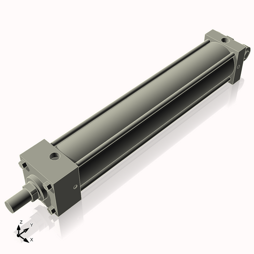 Isometric View of 3.25AC17CCK1.375