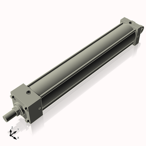 Isometric View of 3.25AC20CCK1.375