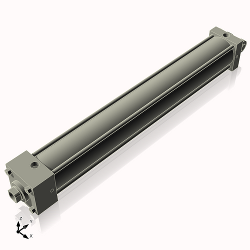 Isometric View of 3.25AC24NCK1.375S4