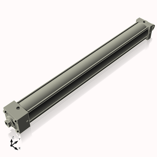 Isometric View of 3.25AC32CCK1.375S4