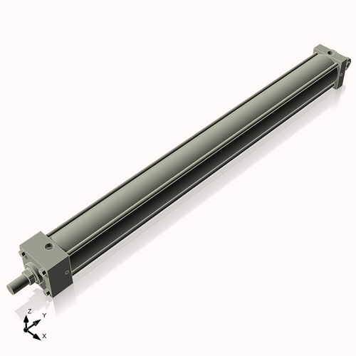 Isometric View of 3.25AC36NCK1.375