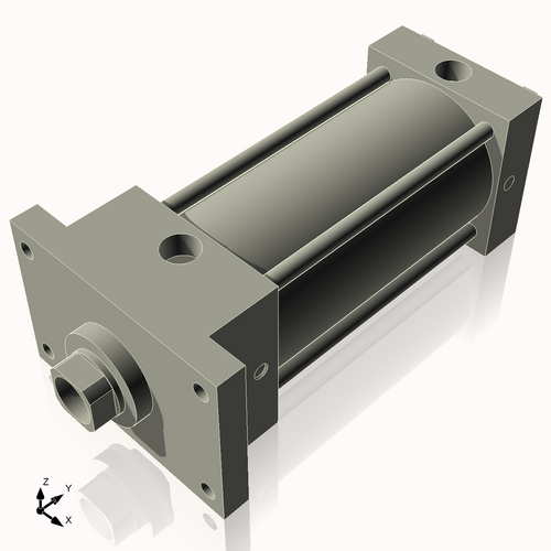 Isometric View of 3.25AFF5CCK1.375S4