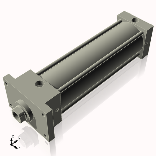 Isometric View of 3.25AFF10CCK1.375S4
