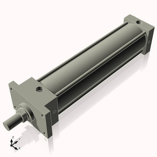 Isometric View of 3.25AFF13NCK1.375