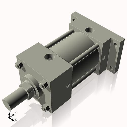 Isometric View of 3.25ARF2CCK1.375