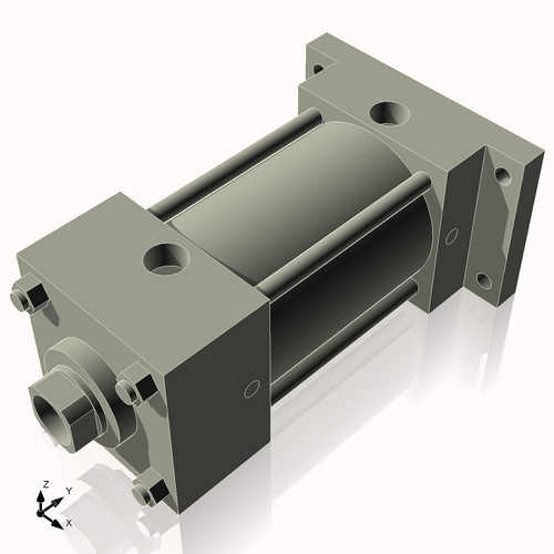 Isometric View of 3.25ARF3NCK1.375S4