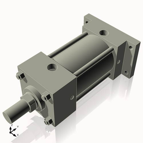 Isometric View of 3.25ARF3CCK1.375