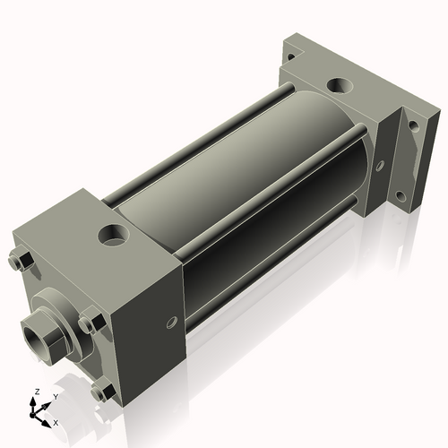 Isometric View of 3.25ARF6CCK1.375S4