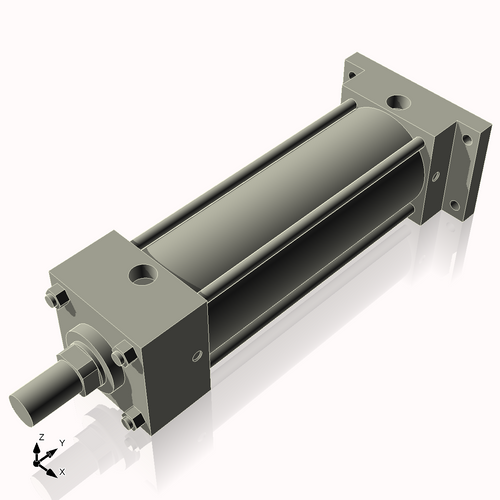 Isometric View of 3.25ARF8CCK1.375
