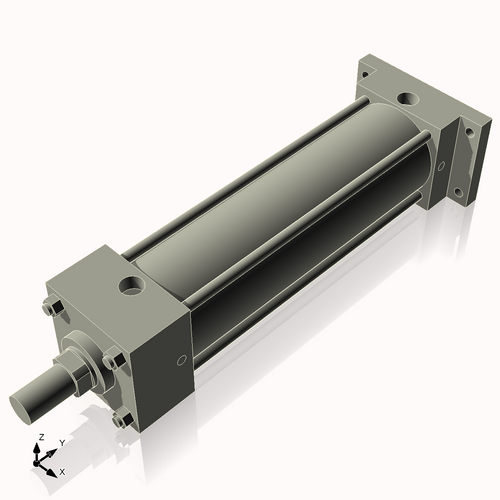 Isometric View of 3.25ARF10NCK1.375