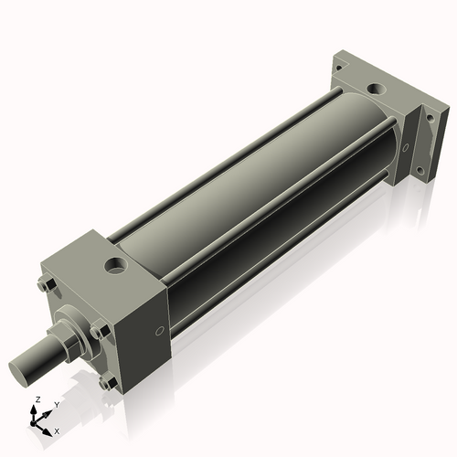 Isometric View of 3.25ARF11NCK1.375