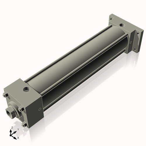 Isometric View of 3.25ARF14NCK1.375S4