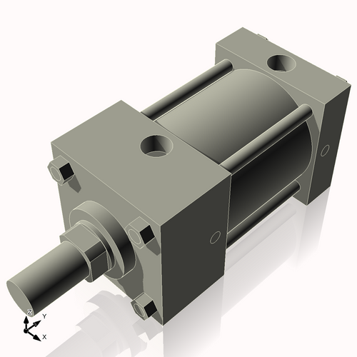 Isometric View of 3.25ASF2NCK1.375