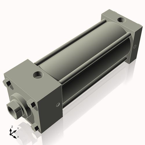 Isometric View of 3.25ASF7CCK1.375S4