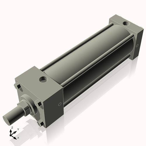 Isometric View of 3.25ASF9NCK1.375