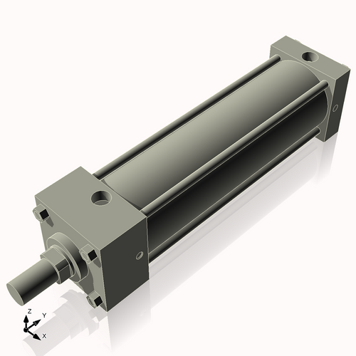 Isometric View of 3.25ASF10CCK1.375