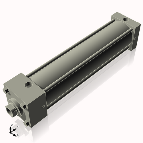 Isometric View of 3.25ASF13NCK1.375S4