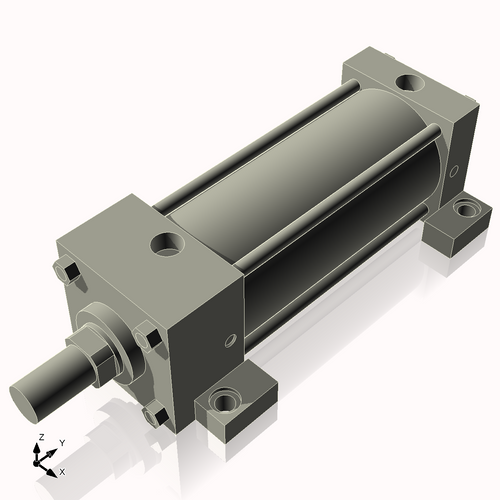 Isometric View of 3.25ASL6CCK1.375