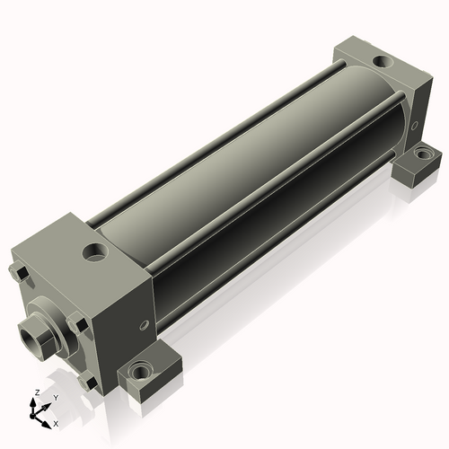 Isometric View of 3.25ASL11CCK1.375S4