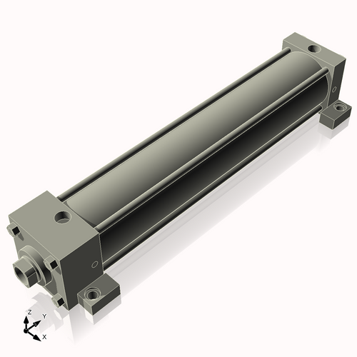 Isometric View of 3.25ASL16NCK1.375S4