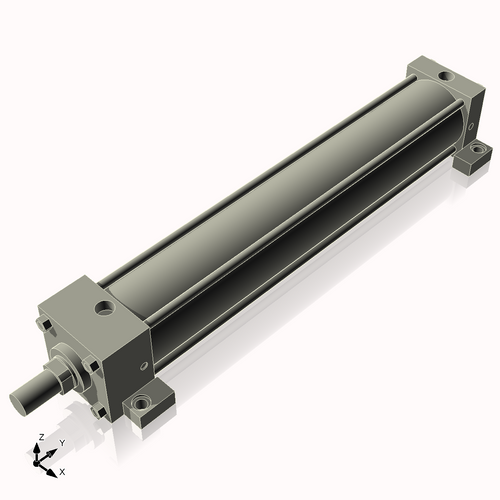 Isometric View of 3.25ASL18CCK1.375