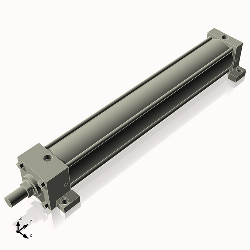 Isometric View of 3.25ASL21NCK1.375