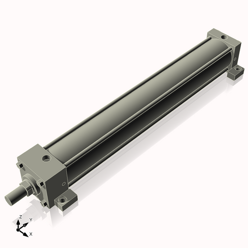 Isometric View of 3.25ASL22NCK1.375