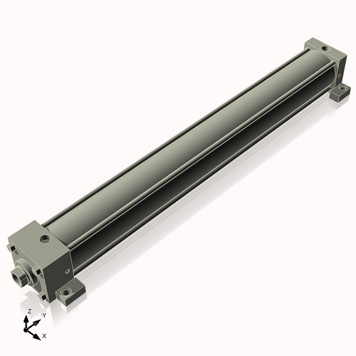 Isometric View of 3.25ASL28CCK1.375S4