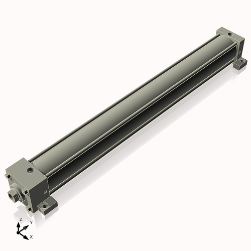 Isometric View of 3.25ASL30CCK1.375S4