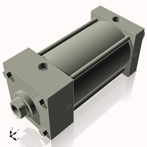 Isometric View of 4AC5NCK1.375S4