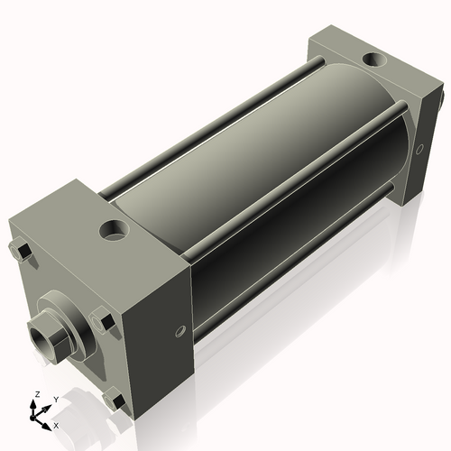 Isometric View of 4AC8CCK1.375S4