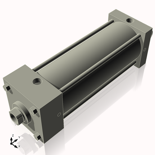 Isometric View of 4AC9NCK1.375S4