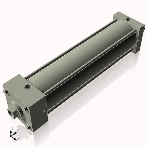 Isometric View of 4AC15CCK1.375S4